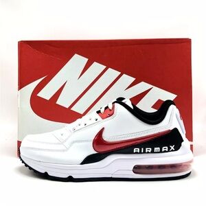 Men's Nike Air Max LTD 3 Running Shoes - White University Red Black BV1171 100